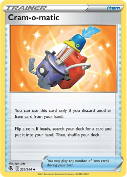 Cram-o-matic : SWORD AND SHIELD - FUSION STRIKE 229/264 - Pokemon Single Card