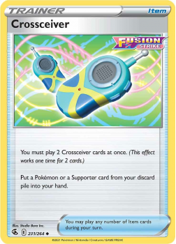 Crossceiver : SWORD AND SHIELD - FUSION STRIKE 231/264 - Pokemon Single Card