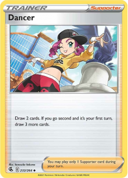 Dancer : SWORD AND SHIELD - FUSION STRIKE 232/264 - Pokemon Single Card