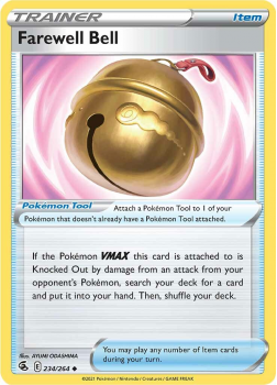 Farewell Bell : SWORD AND SHIELD - FUSION STRIKE 234/264 - Pokemon Single Card