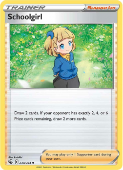Schoolgirl : SWORD AND SHIELD - FUSION STRIKE 239/264 - Pokemon Single Card