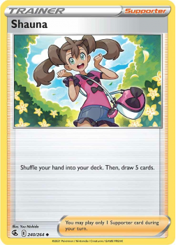 Shauna : SWORD AND SHIELD - FUSION STRIKE 240/264 - Pokemon Single Card