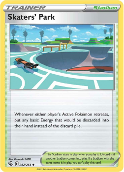Skaters' Park : SWORD AND SHIELD - FUSION STRIKE 242/264 - Pokemon Single Card