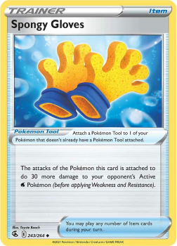 Spongy Gloves : SWORD AND SHIELD - FUSION STRIKE 243/264 - Pokemon Single Card