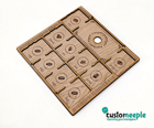 Customeeple Middle Earth Compatible Character Tray (5 Units OAK+Lid) - Image 2