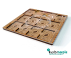 Customeeple Middle Earth Compatible Character Tray (5 Units OAK+Lid) - Image 3