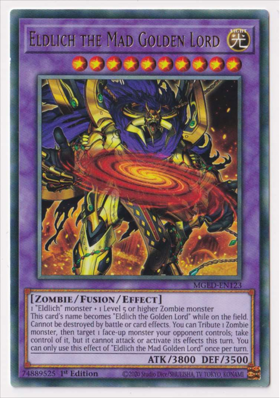 Eldlich the Mad Golden Lord (Rare) : MGED-EN123 - Yu-Gi-Oh! Single Card Eldlich the Mad Golden Lord (Rare) : MGED-EN123 - Yu-Gi-Oh! Single Card