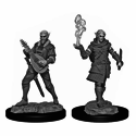 Critical Role Unpainted Miniatures: Pallid Elf Rogue and Bard Male - Image 2