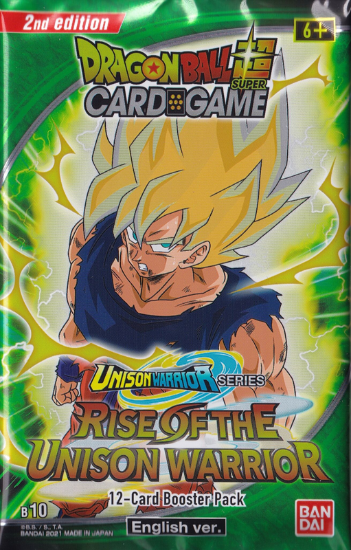 DragonBall Super Card Game: Unison Warrior Series - Rise of the Unison Warrior 2nd Edition Booster Pack (12 Cards) DragonBall Super Card Game: Unison Warrior Series - Rise of the Unison Warrior 2nd Edition Booster Pack (12 Cards)