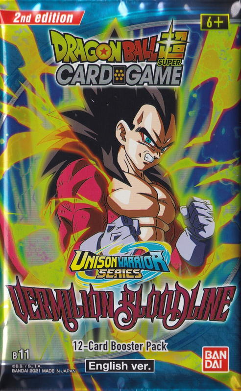 DragonBall Super Card Game: Unison Warrior Series - Vermilion Bloodline 2nd Edition Booster Pack (12 Cards) DragonBall Super Card Game: Unison Warrior Series - Vermilion Bloodline 2nd Edition Booster Pack (12 Cards)