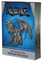 Yu-Gi-Oh! - Blue Eyes White Dragon Silver Plated XL Premium Pin Badge