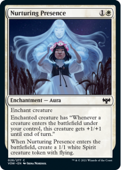 Nurturing Presence (FOIL) : 026/277 INNISTRAD CRIMSON VOW - Magic the Gathering Single Card