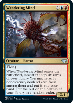 Wandering Mind : 251/277 INNISTRAD CRIMSON VOW - Magic the Gathering Single Card