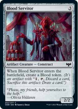 Blood Servitor : 252/277 INNISTRAD CRIMSON VOW - Magic the Gathering Single Card
