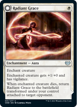 Radiant Grace // Radiant Restraints (FOIL) : 031/277 INNISTRAD CRIMSON VOW - Magic the Gathering Single Card
