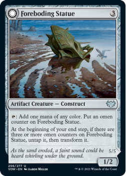 Foreboding Statue // Forsaken Thresher : 256/277 INNISTRAD CRIMSON VOW - Magic the Gathering Single Card