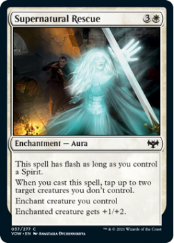 Supernatural Rescue (FOIL) : 037/277 INNISTRAD CRIMSON VOW - Magic the Gathering Single Card