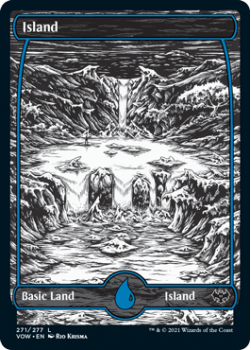 Island : 271/277 INNISTRAD CRIMSON VOW - Magic the Gathering Single Card