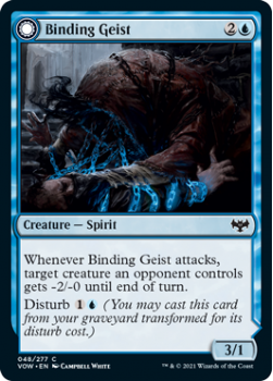 Binding Geist // Spectral Binding (FOIL) : 048/277 INNISTRAD CRIMSON VOW - Magic the Gathering Single Card