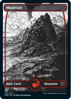 Mountain : 275/277 INNISTRAD CRIMSON VOW - Magic the Gathering Single Card