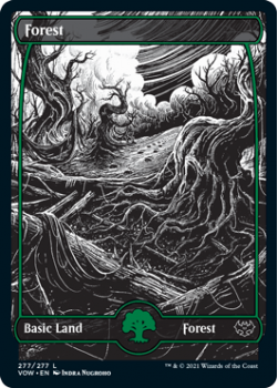 Forest : 277/277 INNISTRAD CRIMSON VOW - Magic the Gathering Single Card