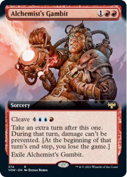 Alchemist's Gambit (BORDERLESS) (FOIL) : 374 INNISTRAD CRIMSON VOW - Magic the Gathering Single Card