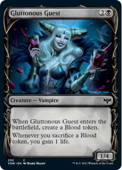 Gluttonous Guest (SHOWCASE) : 292 INNISTRAD CRIMSON VOW - Magic the Gathering Single Card