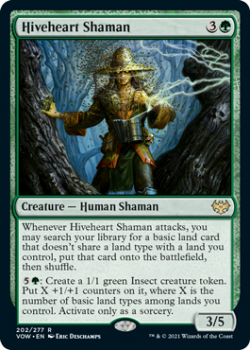 Hiveheart Shaman : 202/277 INNISTRAD CRIMSON VOW - Magic the Gathering Single Card