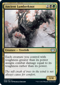 Ancient Lumberknot (FOIL) : 230/277 INNISTRAD CRIMSON VOW - Magic the Gathering Single Card