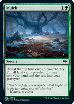 Mulch (FOIL) : 210/277 INNISTRAD CRIMSON VOW - Magic the Gathering Single Card