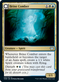 Brine Comber // Brinebound Gift (FOIL) : 233/277 INNISTRAD CRIMSON VOW - Magic the Gathering Single Card