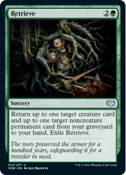 Retrieve (FOIL) : 215/277 INNISTRAD CRIMSON VOW - Magic the Gathering Single Card