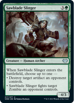 Sawblade Slinger (FOIL) : 217/277 INNISTRAD CRIMSON VOW - Magic the Gathering Single Card