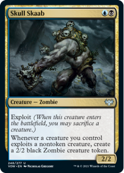Skull Skaab (FOIL) : 248/277 INNISTRAD CRIMSON VOW - Magic the Gathering Single Card