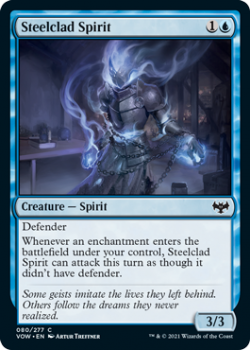 Steelclad Spirit : 080/277 INNISTRAD CRIMSON VOW - Magic the Gathering Single Card