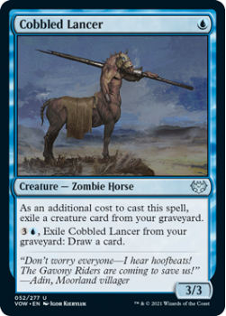 Cobbled Lancer : 052/277 INNISTRAD CRIMSON VOW - Magic the Gathering Single Card