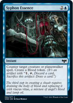 Syphon Essence (FOIL) : 084/277 INNISTRAD CRIMSON VOW - Magic the Gathering Single Card