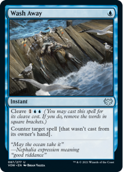 Wash Away (FOIL) : 087/277 INNISTRAD CRIMSON VOW - Magic the Gathering Single Card
