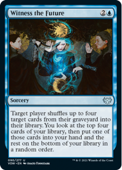 Witness the Future (FOIL) : 090/277 INNISTRAD CRIMSON VOW - Magic the Gathering Single Card