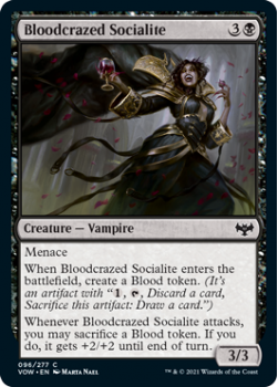Bloodcrazed Socialite : 096/277 INNISTRAD CRIMSON VOW - Magic the Gathering Single Card