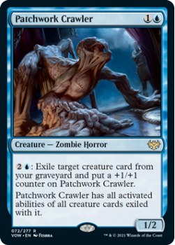 Patchwork Crawler (FOIL) : 072/277 INNISTRAD CRIMSON VOW - Magic the Gathering Single Card