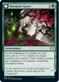 Dormant Grove // Gnarled Grovestrider : 198/277 INNISTRAD CRIMSON VOW - Magic the Gathering Single Card
