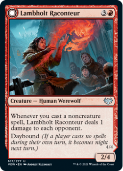 Lambholt Raconteur // Lambholt Ravager : 167/277 INNISTRAD CRIMSON VOW - Magic the Gathering Single Card