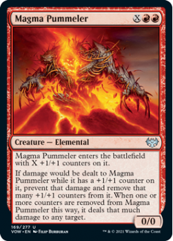 Magma Pummeler (FOIL) : 169/277 INNISTRAD CRIMSON VOW - Magic the Gathering Single Card