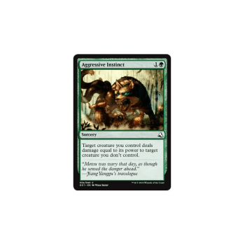 Aggressive Instinct : GLOBAL SERIES: JIANG YANGGU AND MU YANLING 34/40 - Magic the Gathering Single Card