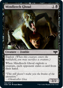 Mindleech Ghoul (FOIL) : 122/277 INNISTRAD CRIMSON VOW - Magic the Gathering Single Card