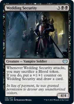 Wedding Security (FOIL) : 138/277 INNISTRAD CRIMSON VOW - Magic the Gathering Single Card