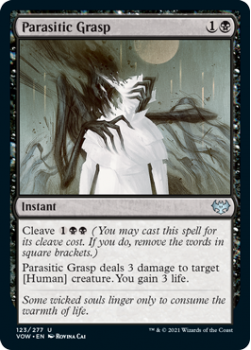 Parasitic Grasp (FOIL) : 123/277 INNISTRAD CRIMSON VOW - Magic the Gathering Single Card