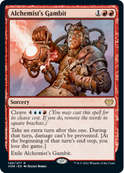 Alchemist's Gambit (FOIL) : 140/277 INNISTRAD CRIMSON VOW - Magic the Gathering Single Card