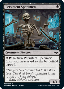 Persistent Specimen (FOIL) : 125/277 INNISTRAD CRIMSON VOW - Magic the Gathering Single Card